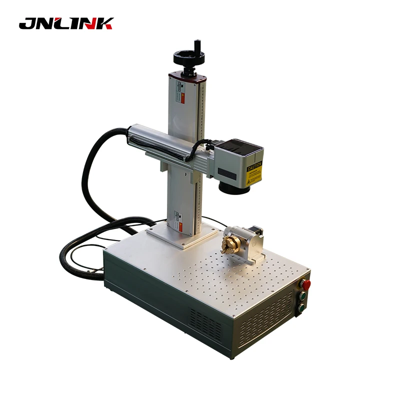 Золото серебристые, лазерные маркировочная машина волокно ось вращения для кольца