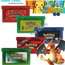 20pcs/lot GBA GAame Poke Collective Edition Video Game Cartridge Console Card for Game Boy Advance English Version