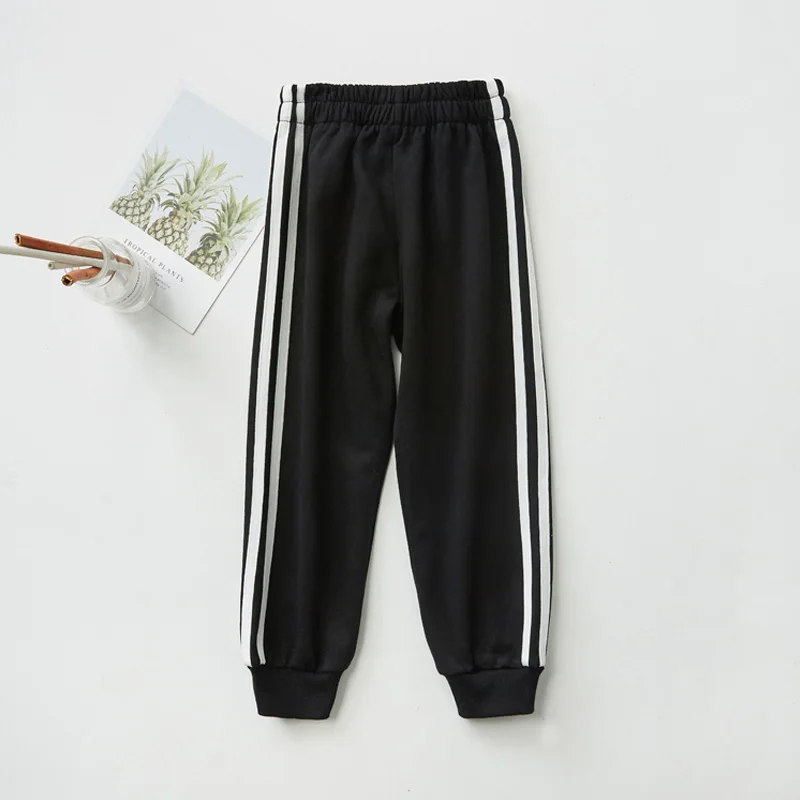 

Girls Casual Sweatpants Black Warm Trousers High Quality Boy Trousers Breathable and soft