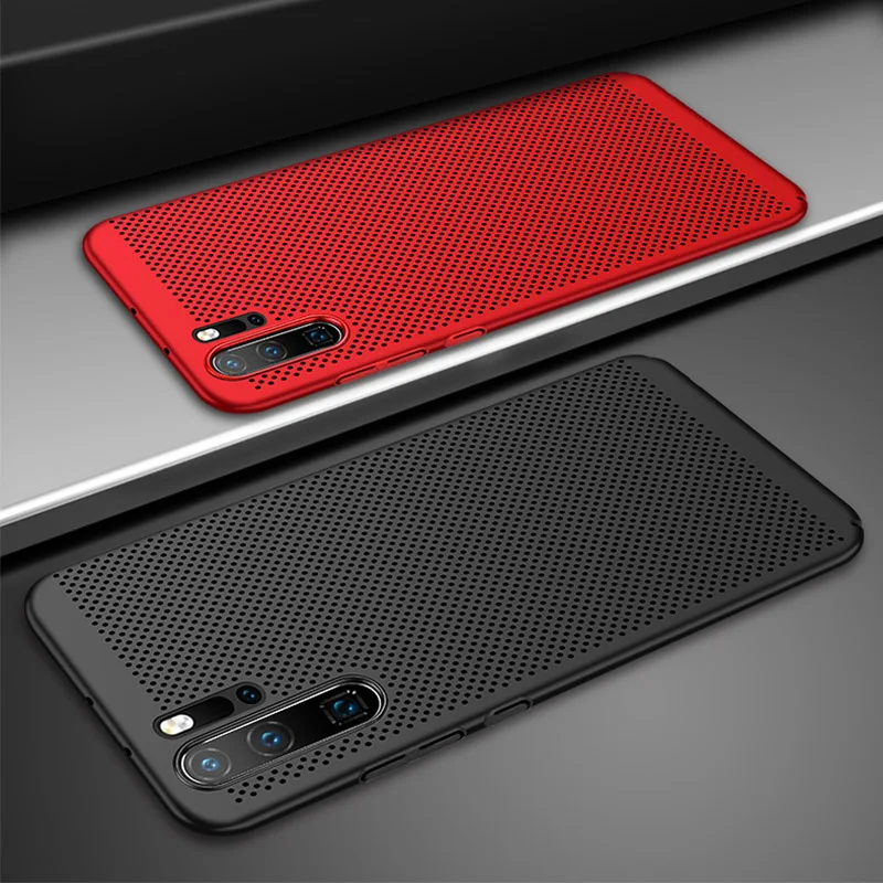 

YueTuo Cover Case For huawei p30 pro lite plus p 30 huawey p30lite p30pro p30plus 3d Breathable Mesh Radiating Phone back coque