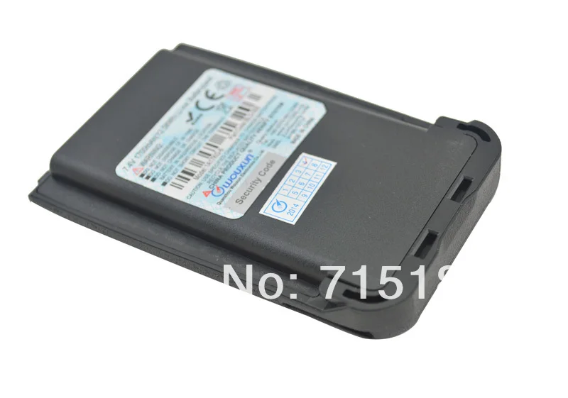 WOUXUN BLO-008 DC7.4V 1700mAh Li-ion Battery Pack for WOUXUN KG-UV8D 3