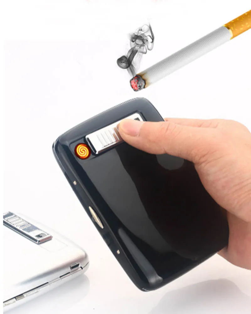 Чехол для зажигалок USB для 20 сигарет