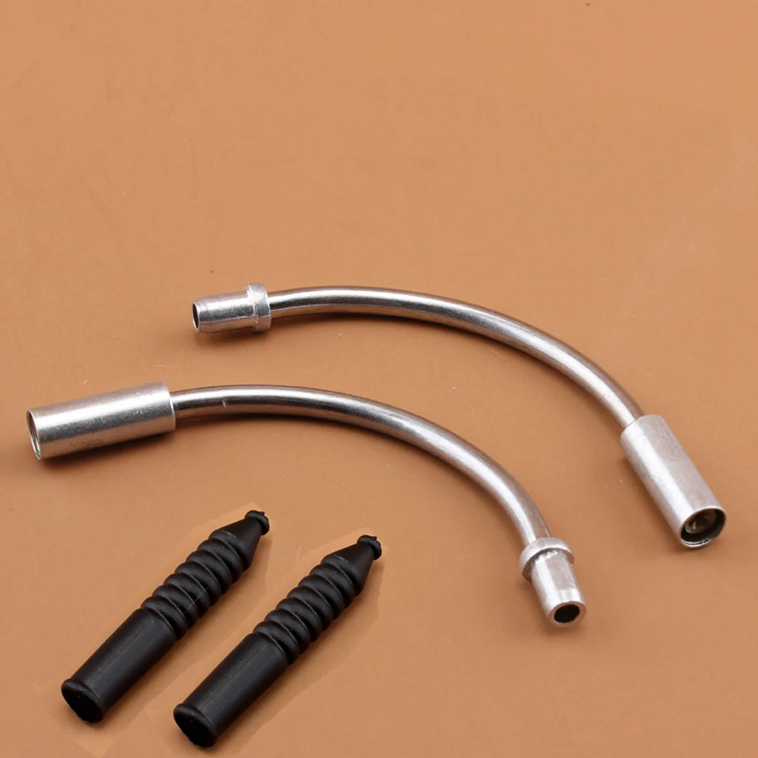 Pair V Brake Noodles Cable Guide Pipe Plastic Boots Bicycle Folding CyclingODUS
