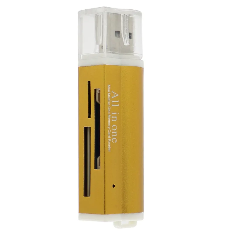 

LANDFOX multi-function Practical All in 1 USB 2.0 Multi Memory Card Reader for Micro SD SDHC TF M2 MMC MS PRO DUO