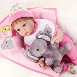 55 см мягкие виниловые возрождается куклы реалистичные для новорожденных девочек дом Детские куклы играть для детей Playmate подарки M09