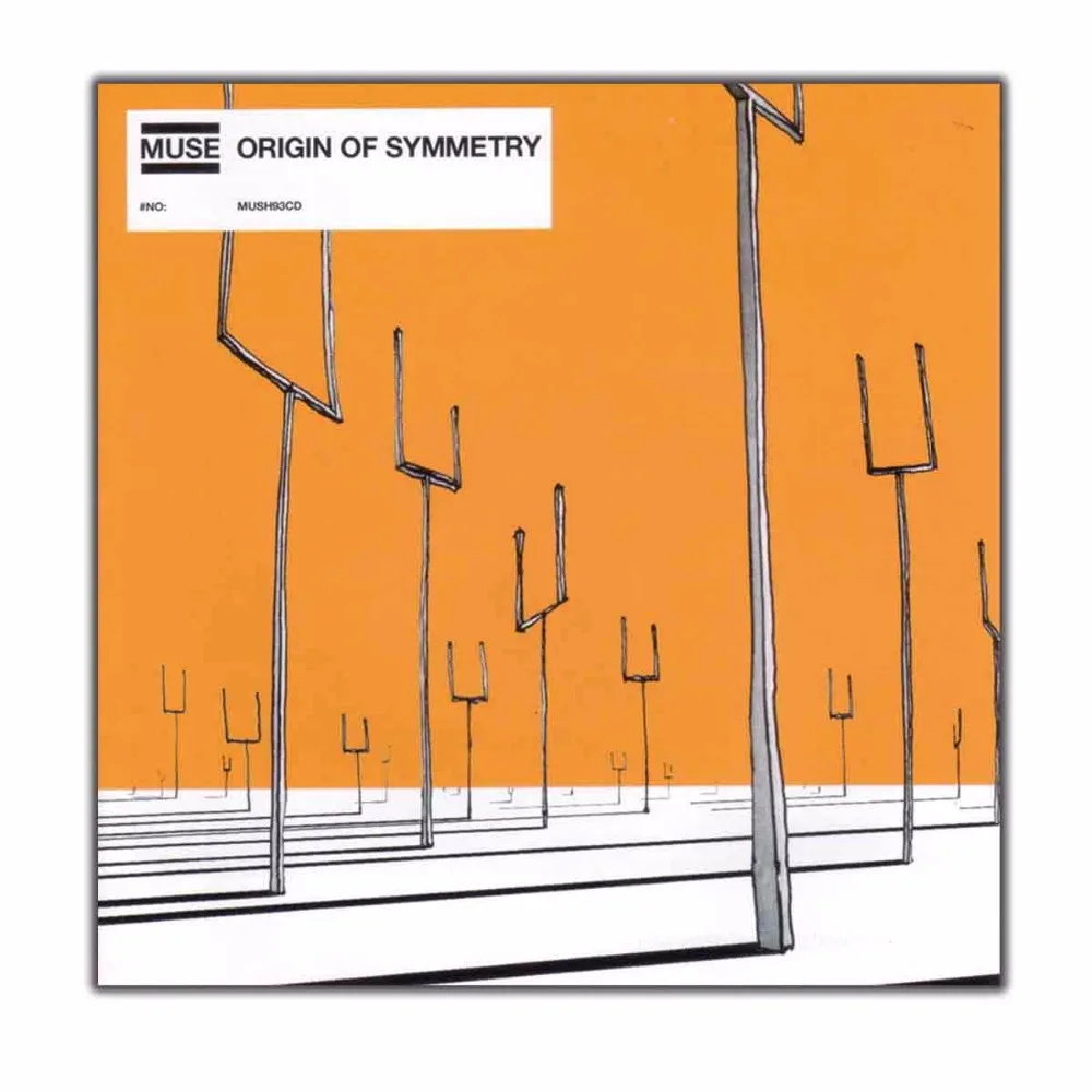 

Muse Origin of Symmetry Hot Music art silk poster home decor 12x12inch living room wall decration gift 24x24