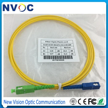 

30pcs/Bag,SC/APC-SC/UPC,SM SX 3M,G652D,PVC Jacket,SC Single Mode,Simplex Indoor CATV Fiber Optic Patch Cord/Fiber Optic Jumper