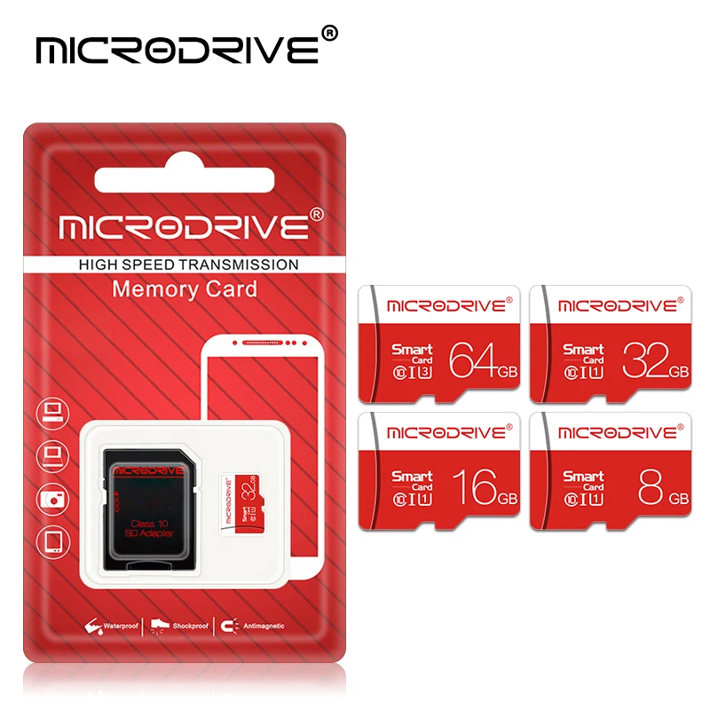 Оригинальная карта памяти Microsd объемом 128 Гб 64 Гб microSDXC mini TF карты 32 ГБ 16 ГБ 8 ГБ cartao de memoria SDHC C10 Micro sd карты