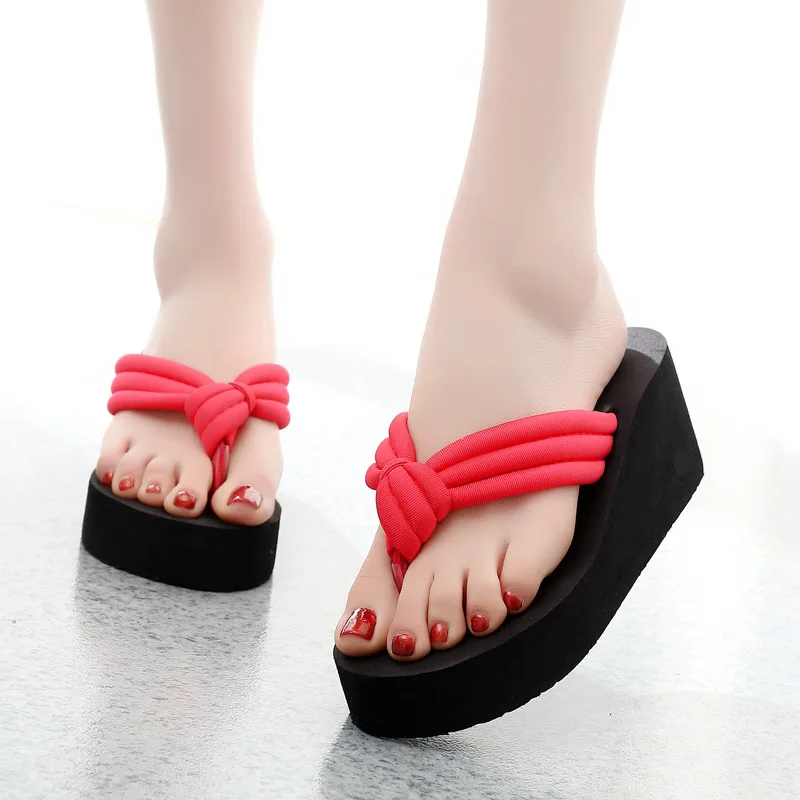 

STRAVEL Women Flip Flops Lady Casual Thick Sole Women Flip Flops Thick Bottom Non-slip Sandals Slipper Platform Shoes S0540
