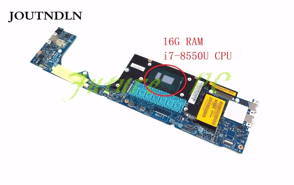 Материнская плата JOUTNDLN для ноутбука Dell XPS 13 9370 16 ГБ ОЗУ Φ ЦПУ W970W 0W970W i7-8550U работает |