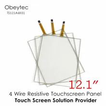 Obeytec 12," 16:10 резистивный сенсорный экран, высокое качество, с контроллером, AA 259,12*161,2 мм, Obeytec Модель № TS121A4K01