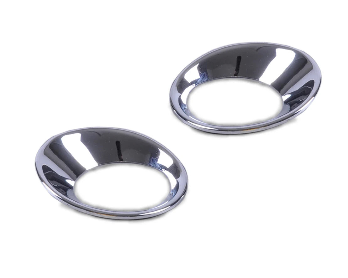 

CITALL 2Pcs ABS Chrome Rear Tail Fog Lights Lamp Cover Molding Frame Ring Trim for Nissan Qashqai 2007 2008 2009 2010 2011 2012