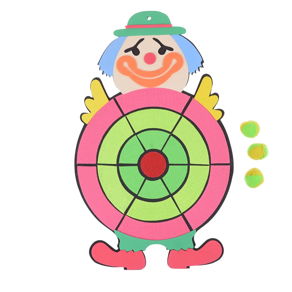 

Child Kindergarten Sticky Sandbag Ball Cartoon Throwing Plate Animal Baby Indoor Outdoor Fun Game Sports Target Toy