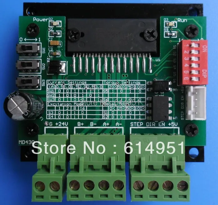 

MD430 Low Noise Digital Stepper Motor Driver Board