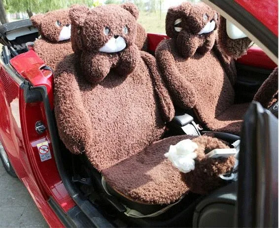 Mei-Mei-Bear-Lace-Universal-Automobile-Car-Seat-Cover-Rose-Velvet-Cushion-8pcs-42