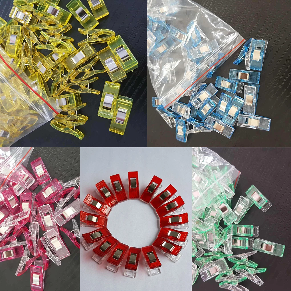 

Sewing Craft DIY Plastic Clips Holder Patchwork Fabric Clip Quilting Tool