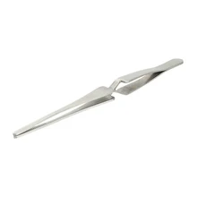 157 мм Пинцет из нержавеющей стали с поперечным замком обратного действия инструменты для обслуживания Нескользящие пинцеты с круглой головкой