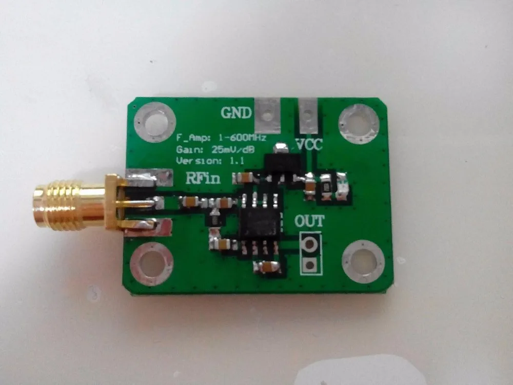 1pcs NEW 1MHZ 600MHZ RF power meter power detection logarithmic detectorin Headphone Amplifier