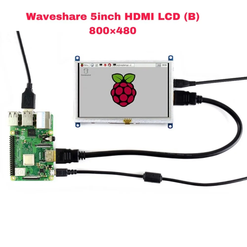 Waveshare 5inch Hdmi Lcd B 800 480 Resistive Touch Screen 5 Hdmi Lcd Monitor Support Windows 10 8 1 8 7 Various Systems Raspberry Pi Pi 3raspberry Pi Windows Aliexpress