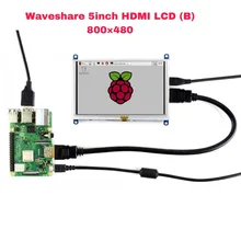 Raspberry Pi 5 inch HDMI  LCD Display 800x480 Touch Screen Supports Raspberry Pi 2 B A/A+/B/B+ Banana Pi / Banana Pro