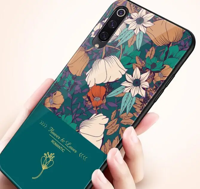 Для xiaomi redmi k20/k20 pro роскошный стеклянный чехол для телефона с защитой от царапин чехол-накладка