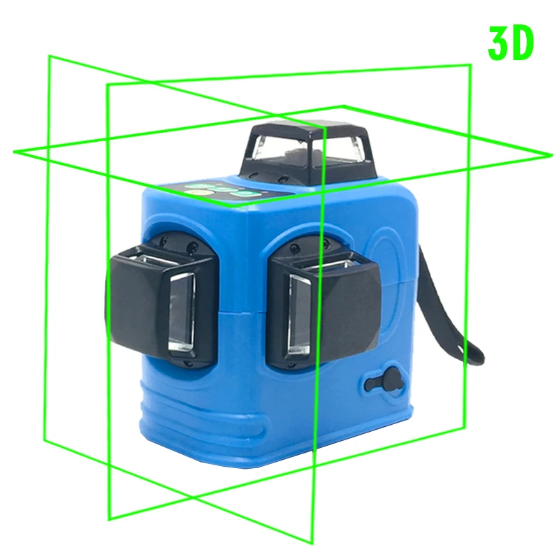 XEAST лазерный уровень 12 линий 3D самонивелирующийся 360 горизонтальный и