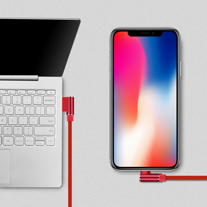 1 м 2 м 3 м 90 градусов USB кабель для iPhone Xs Max XR X 10 6 s 6s 7 8 Plus 5 5S SE Быстрая зарядка кабель для передачи данных