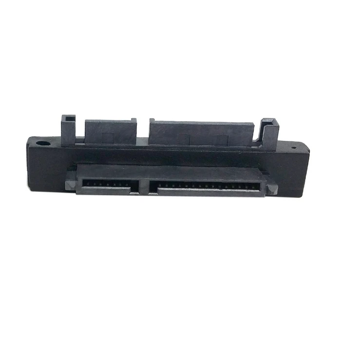 

CYDZ 90 Degree Right Angled SATA 22Pin 7+15 Male to SATA 22P Female Extension Convertor Adapter