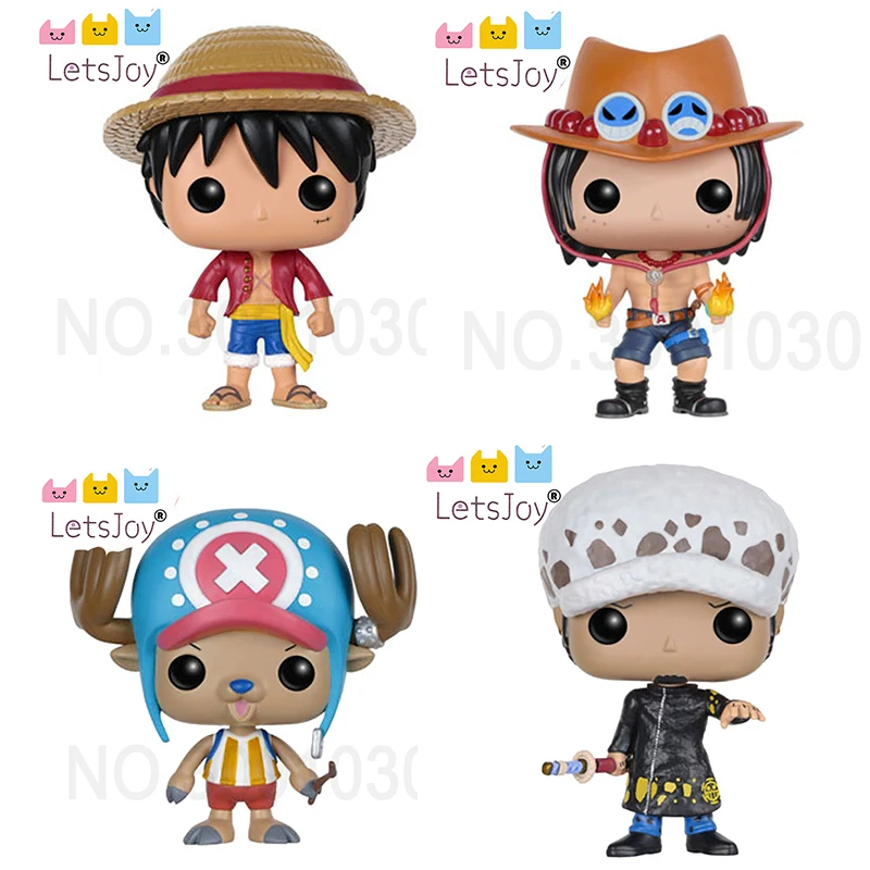 

letsjoy pop horse one piece anime luffy On top of the war Chopper Trafalgar Law Ace model hand-done doll High Quality Waterproof