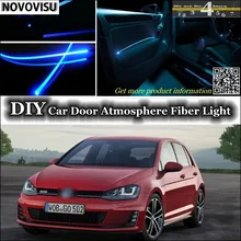 Novovisu для Volkswagen VW Golf 3, 4, 5, 6, 7, кролик Карибе Cabrio подкладке окружающий свет атмосферу волоконно-оптическая световая полоса двери