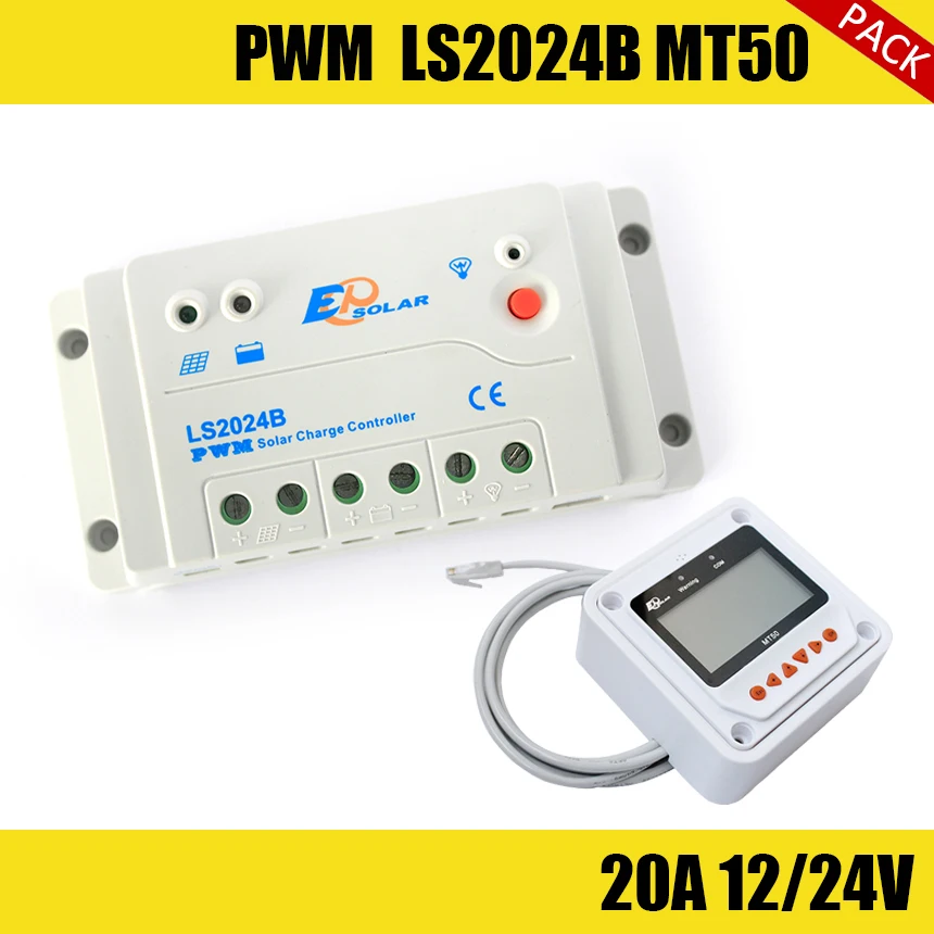 

LS2024B PWM 20A solar charge controller package custom setting for solar home system, outdoor lighting, signals, RVs and boats