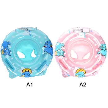 

Baby Seat Float Swim Ring Inflatable Infant Water Toys Baby Swimming Ring Double Handle Safety Summer Swim Circle