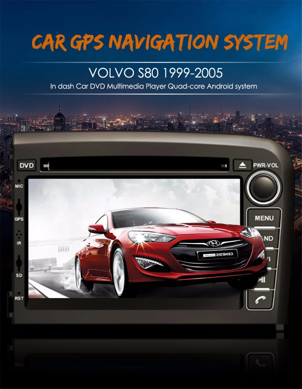 Android 9 автомобильный DVD CD плеер автостерео для VOLVO S80 1999-2005 авто gps навигация 2 din радио магнитофон головное устройство 4 Гб ram