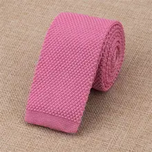 HH-305 Hi-Tie розовый свадебный гравата, тонкий галстук для мужчин высокого качества классический однотонный стиль Вязаный мужской галстук в продаже