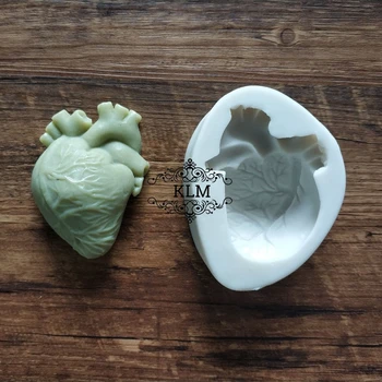 

Food Grade Heart Shape Silicone Fondant Cake Mold For Halloween Candy Jelly Chocolate Mold