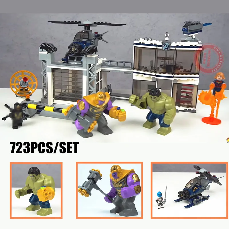 2019 New Superheroes Avengers 4 fit legoings marvel Avengers Endgame iron man figures Building Blocks bricks kid gift diy toys