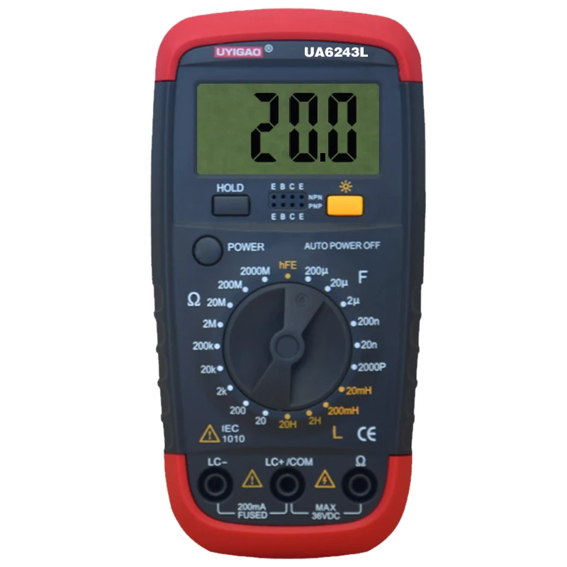 

UYIGAO UA6243L Digital Multimeter Resistance Capacitance Inductance LCR