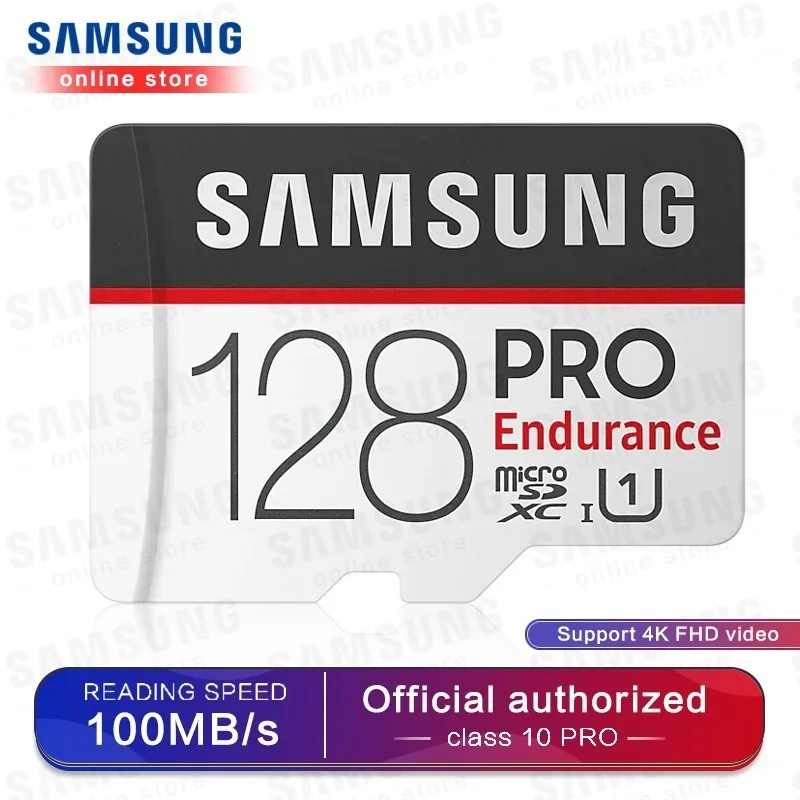  Samsung Memory Card Micro Sd Pro Endurance 100mbs 128gb 64gb 32gb Sdxc Sdhc Class 10 C10 Uhs-i Tran