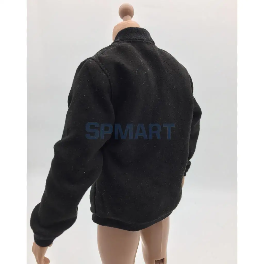 1/6 Scale Mens Zip Up Bomber Jacket Outfit Clothing for 12