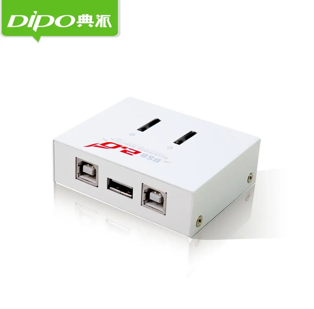 

DIPO 2 pc to 1 usb 2.0 printer hub switcher Splitter 2 port auto sharing switch box adapter