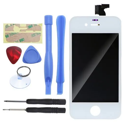 Brand new LCD Display For iphone 4 4G LCD Display Touch Screen digitizer Bezel Frame Free