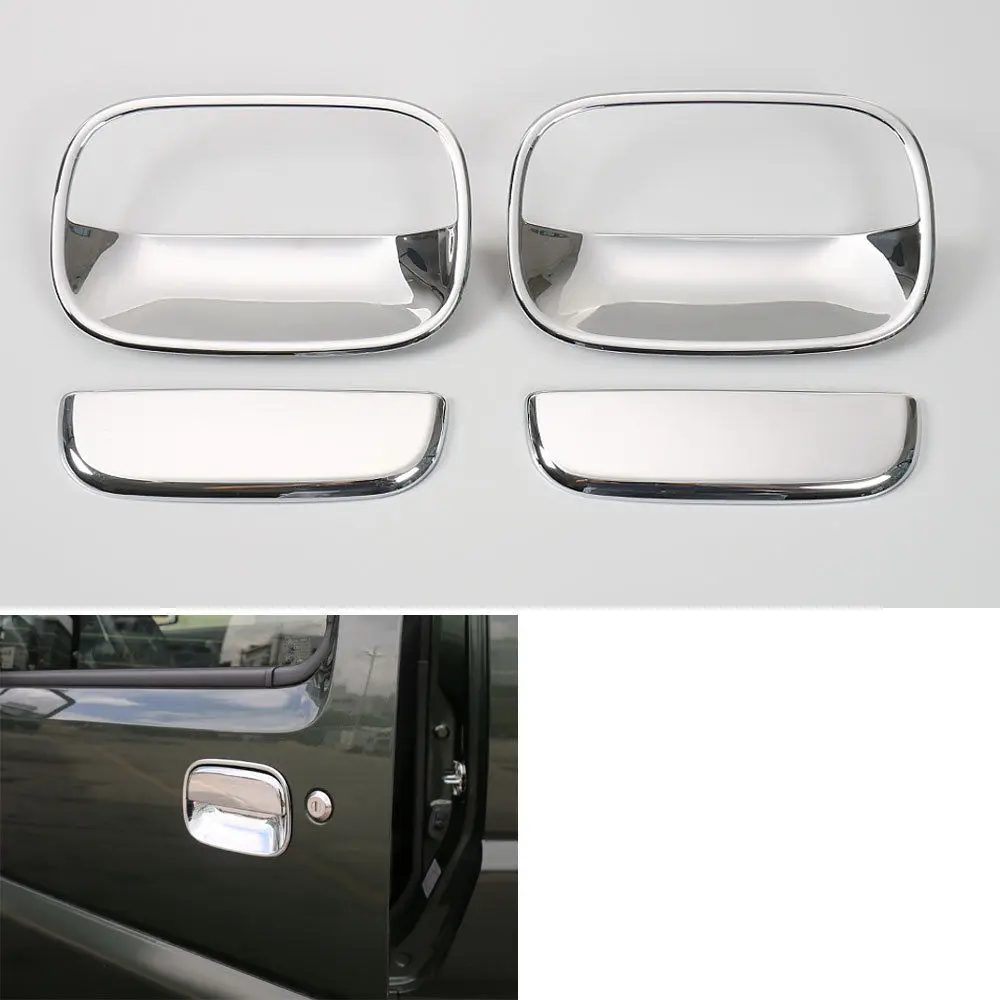 4 шт. накладки на дверные ручки для Suzuki Jimny 2007 2015|door handle bowl covers|for suzukitrim cover |