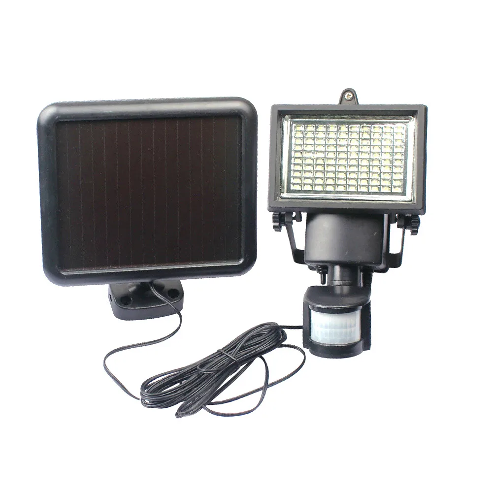 

100 SMD LED Flood Light Solar Power Panel Motion Sensor Outdoor Garden Yard Street Path Landscape Seucrity Lamp Floodlight