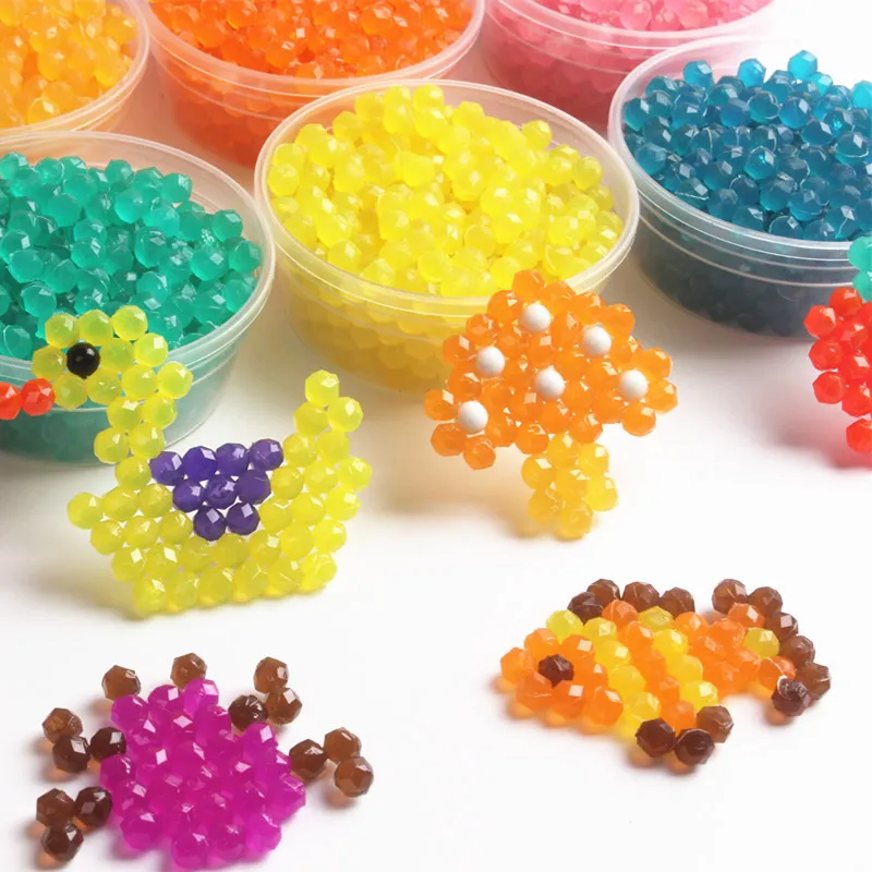2400 шт./компл. Jewel бусы 3D Логические игрушки для детей 12 Цветов запасной блок воды липкие шарики головоломки Brinquedo