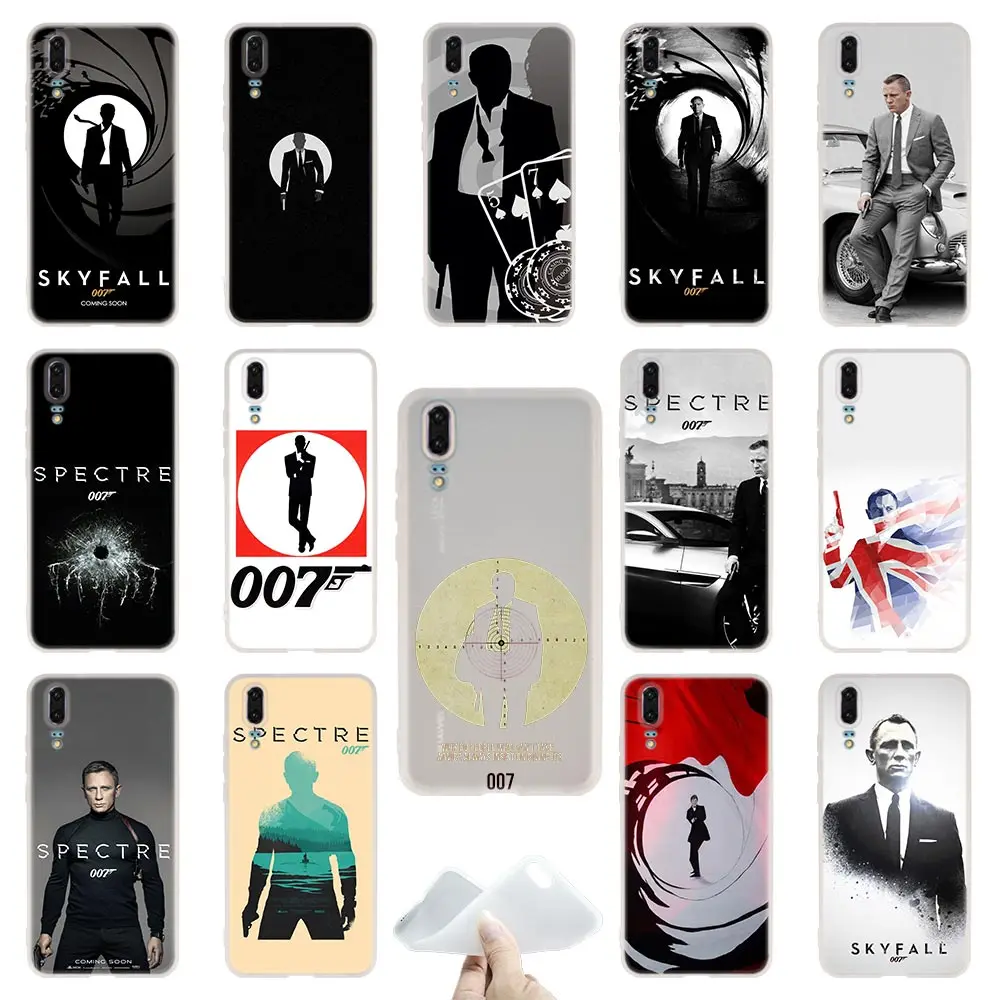 007 призрак Джеймса Бонда Skyfall TPU чехол для Huawei P40 P30 P20 Pro P10 P9 Lite p30lite p40lite P части Z 2020 |