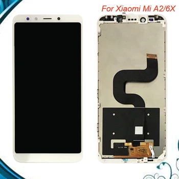 

100% Working Well 5.99" For Xiaomi Mi A2 MIA2 LCD Display Touch Screen Digitizer Assembly for Xiaomi MI 6X MI6x Replacement