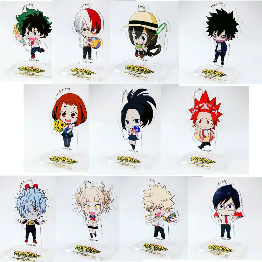 Аниме Boku no Hero Academy акриловый брелок для ключей Редкие ремни Косплей