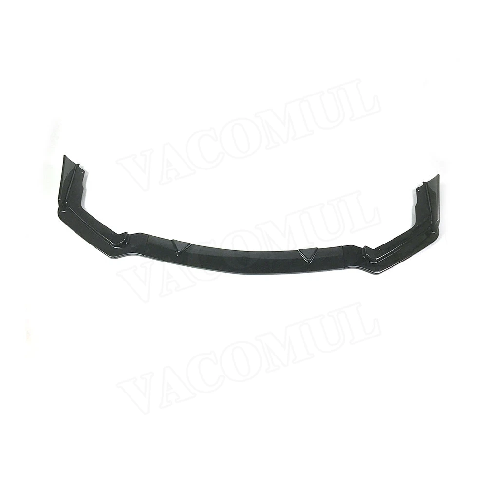 Para Q50 2018 3 piezas ABS coche parachoques delantero labio Spoiler Splitters para Infiniti Q50S 2014-2019 Auto Exterior piezas cabeza barbilla pala