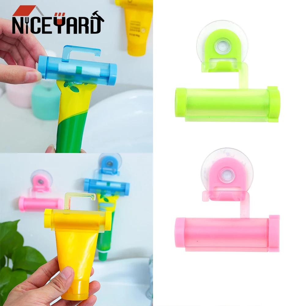 NICEYARD Toothpaste Dispenser Tube Sucker Holder Dental Cream Bathroom Accessories Manual Syringe Gun Dispenser Gadgets