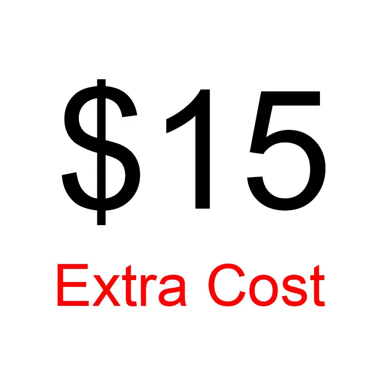 

15 USD Supplementary Order Fees for Order of Customized Glasses, Prescription lenses, and Glasses Accessories